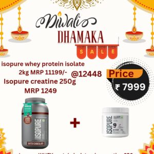 isopure whey protein isolate 2Kg + CreatinFreee 250GM