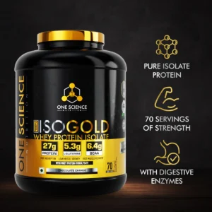 One Science 100% ISO Gold Whey Protein Isolate - Chocolate Charge - 2.27Kg (70 serving)