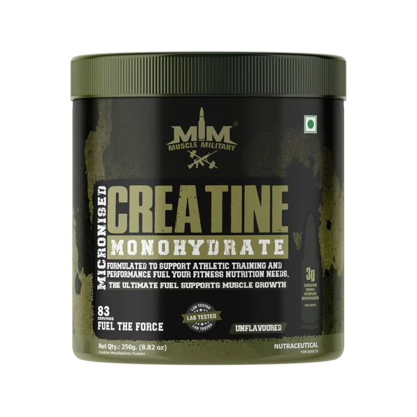 Creatine Monohydrate Micronized | 250g (83 Servings) | Unflavoured | 3g Per Serving | Lab-Tested Muscle Strength & Recovery Supplement | Performance Booster for Men & Women