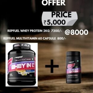 Repfuel Sports WHEY IN Protein 2kg + Repfuel Sports Multivitamin 60 Capsules