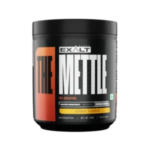 EXALT SUPPS The Mettle TRI Creatine | 300g | 100 Servings | Creatine Monohydrate | Creatine HCL | Faster Recovery | Extreme Strength (Orange)